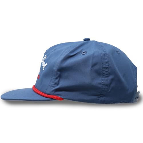 Frio Hat Snapback Rope Blue - One Size Adjustable Vintage Baseball Cap by Whiskey Bent