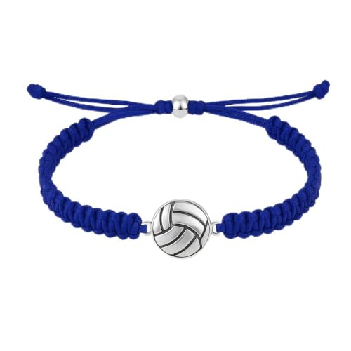 Volleyball Charm Bracelet - Adjustable Friendship Gift for Players