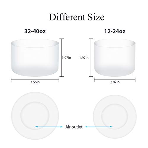 Protective Silicone Sleeve for Hydro Flask 32-40 oz - Clear