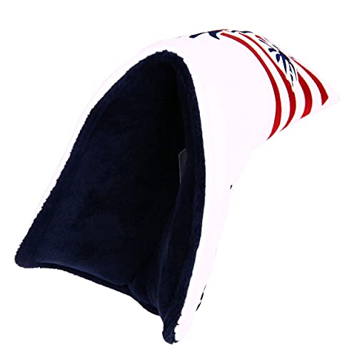 USA Eagle Embroidery Blade Putter Head Cover - Magnetic Closures, Fits Any Blade Putter