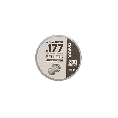 Hollow Tipped Pellets - 0.177 Caliber, 250 Count for Small Game Hunting
