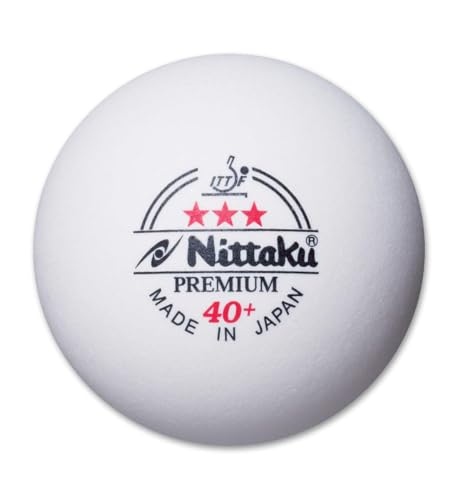 Premium 3-Star Table Tennis Balls - Pack of 12