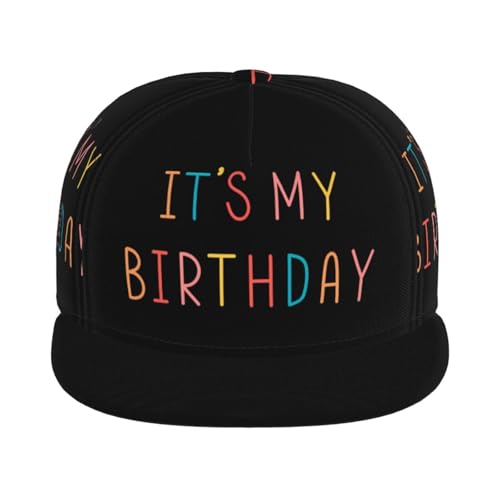 BIEGAS Birthday 2 Snapback Hat - Adjustable Flat-Brim Party Cap for Men & Women