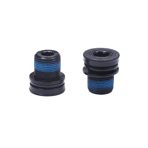 M15 Crank Arm Bolts for E-Bikes - Steel 2PC Set - Black