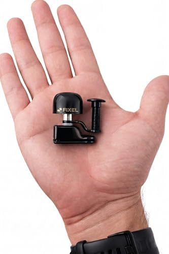 Clip-On Running Bell - Hands-Free Wearable, Ultralight Copper & Aluminum, Black