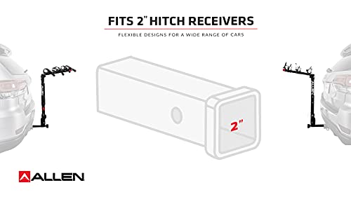4-Bike Hitch Carrier for 2-Inch Receiver, Model 542QR, Black