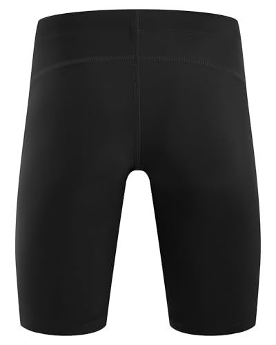 Blueleaf Boys' Swim Jammers Youth Competitive Racing Swimsuits Black Large UPF 50+