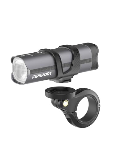 iGPSPORT VS800S 800 Lumen Smart Bike Light - 140m Beam, 220°, 4000mAh USB-C Rechargeable