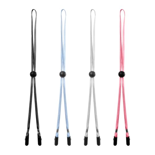 Adjustable Hat Straps for Wind - 4 Pack Secure Chin Cord for Outdoor Sports