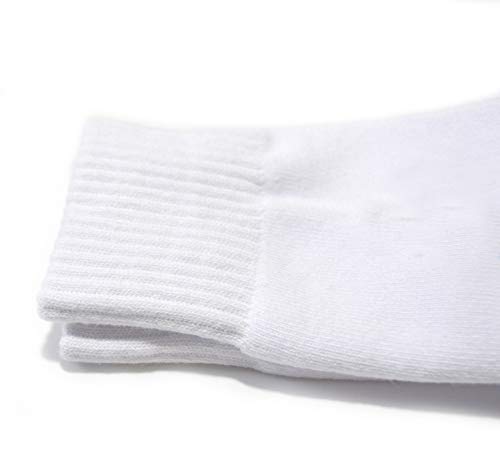 Fencing Socks - Cotton Protective Stockings for Epee, Sabre, Foil - X-Small, White