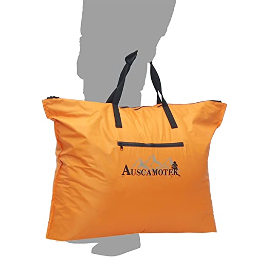 Orange AUSCAMOTEK Scent Control Bags for Hunting Clothes & Gear 33x24 Inches - 2 Pack