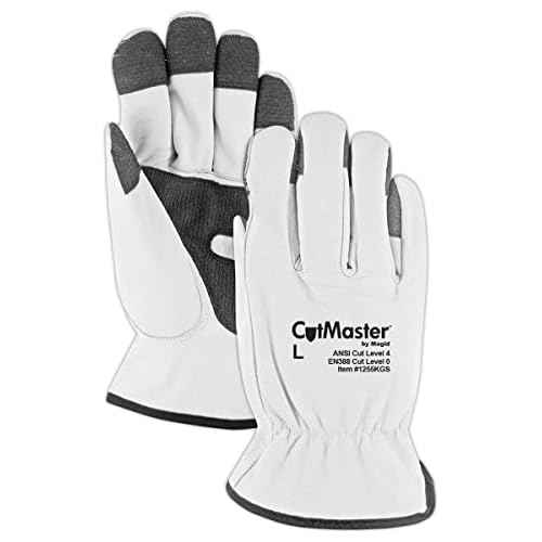 MAGID CutMaster ANSI A4 Leather Driver¡¯s Glove with Keprotec, 1 Pairs, Size 13/4XL (1255KGS)