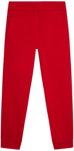 Fleece Jogger Pants for Big Boys - Age 8-18 / Size 14-16 / Red