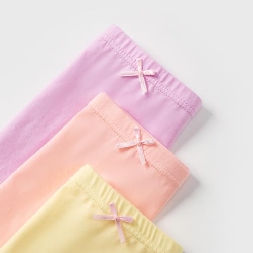 Girls Cotton Underwear Pack of 5 - Soft Cotton Boxer Briefs for Kids, Candyshorts 10-12