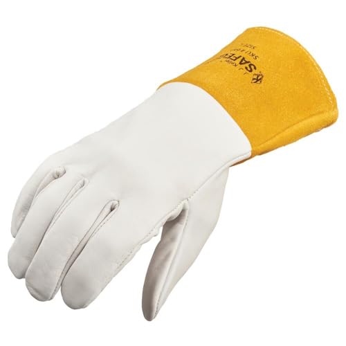 J. J. Keller SAFEGEAR Tig Welding Cowhide Leather Work Gloves - 2 Pairs