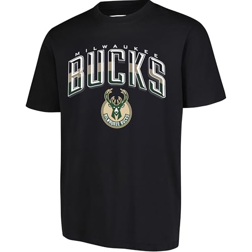 NBA Milwaukee Bucks Super Soft T-Shirt - Small - Black