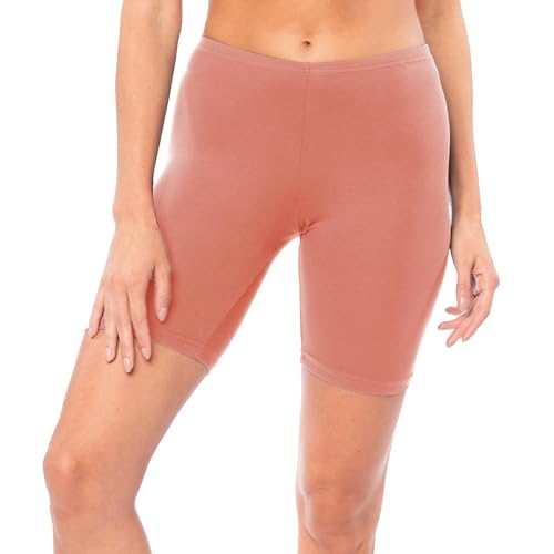 Women's Cotton Stretch Active Slip Shorts - 3 & 6 Pack