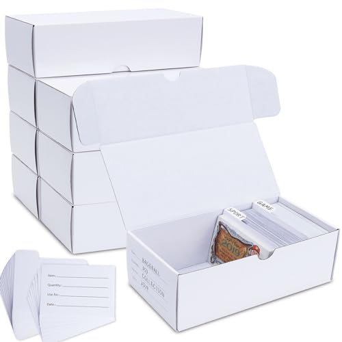 Leyzan 8-Pack 7in Card Storage Box for Standard Trading Cards - 400 Count