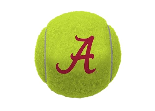 3 Pack NCAA Tennis Balls - Officially Licensed Alabama Crimson Tide