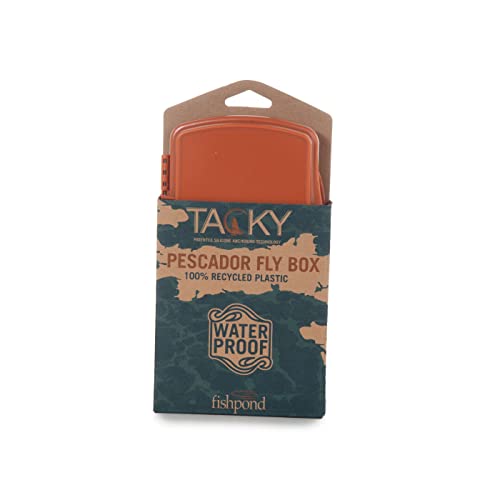 Fishpond Pescador Fly Box Burnt Orange Waterproof Storage for Flies