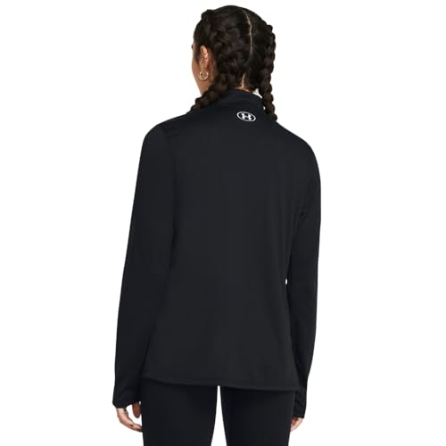 Under Armour Women's Tech Quarter Zip - Large, Black / White (001)