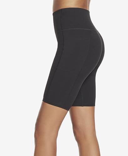Skechers Women's High Waisted 10-inch Pickleball Shorts - Black, Small