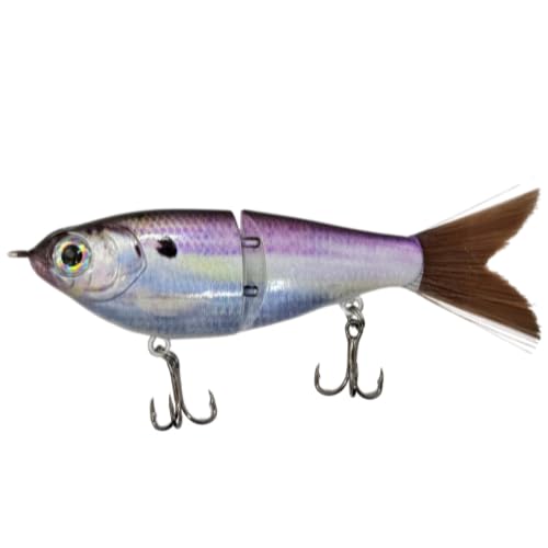 PB Fish Mini Glide Bait 4-Inch Slow Sinking Lure for Bass Pike Muskie