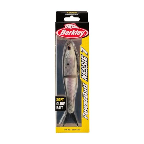 PowerBait Nessie Soft Fishing Bait - Hickory Shad, 7in