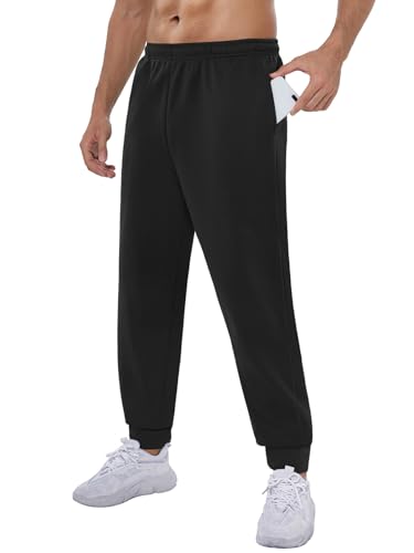 YOYI ABPOPA Mens Sweatpants with Pockets 4 Pack: Black, Navy, Army Green & Heather Grey Joggers