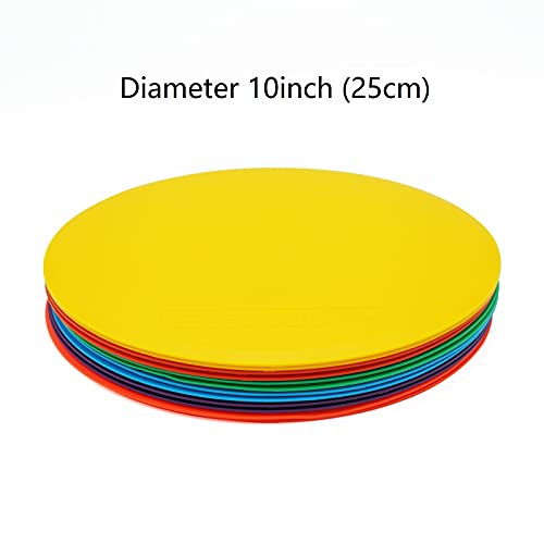 12pcs 10-Inch Spot Markers for Sports Agility Training