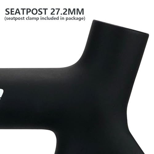 700C Aluminum Alloy Fixed Gear Bike Frameset - Red, 52cm
