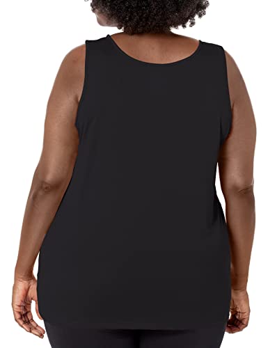 Cooldri Performance Scoopneck Tank Top - X-Large Plus, Black