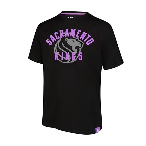 NBA Sacramento Kings Men's Super Soft Game Day T-Shirt - Large, Black