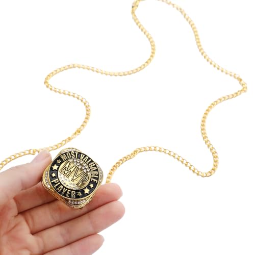 MVP Championship Ring with Display Stand & Necklace - Size 11
