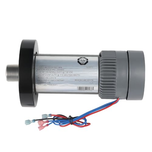 2.80 HP Treadmill DC Drive Motor with Flywheel - Replacement Part