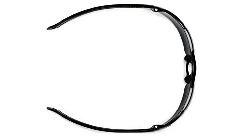 Slim Fit Safety Glasses - Clear Lens, Clear-Black Frame