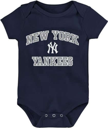 MLB Officially Licensed City Headline Arch Logo Creeper - New York Yankees 0-3 Months