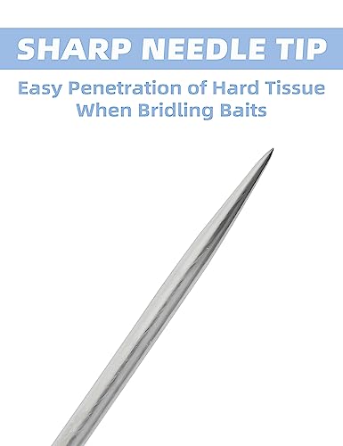 Bait Rigging Needles 6 Inch - 3pcs Stainless Steel for Fishing