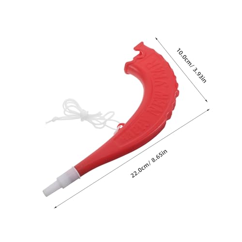 8.66-Inch Plastic Shofar Horns - 6-Pack Football Game Noisemakers