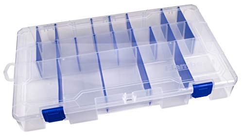 Fishing Tackle Storage Box - 25 Compartments, 15 Dividers, 14.25"