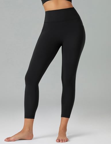 Colorfulkoala Dreamlux No Front Seam Capri Leggings with Pockets - Black, Large