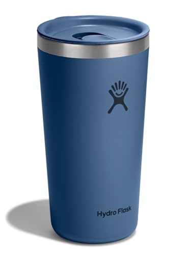 Hydro Flask 20 Oz All Around Tumbler with Press-In Lid - Harbor Blue Insulated Travel Mug