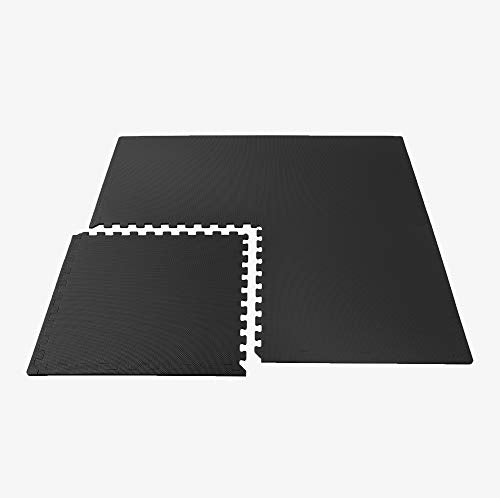 3/8" Thick Multipurpose EVA Foam Exercise Floor Mat - Interlocking Tiles