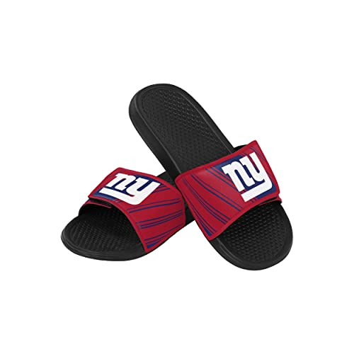 Youth NFL Logo Sport Shower Slide Flip Flop Sandals - New York Giants 4-5 Big Kid