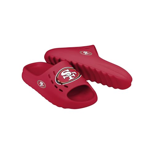 Men's NFL Team Logo Chunky Slide Sandals - Casual Comfortable Footwear