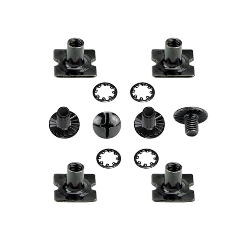 Football Back Plate Screws - Universal Fit, Black