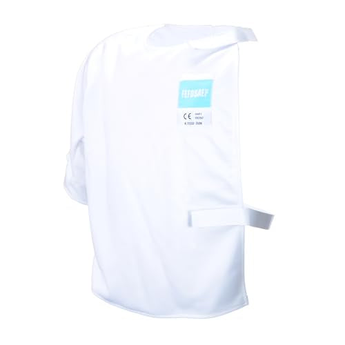 Lightweight Fencing Uniform Vest for Men - Medium Right Hand White