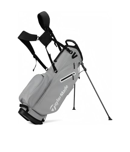 Classic Stand Golf Bag - Gray with 4 Full Length Dividers