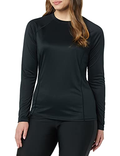 Women's Long Sleeve Rash Guard - X-Large / Washed Black