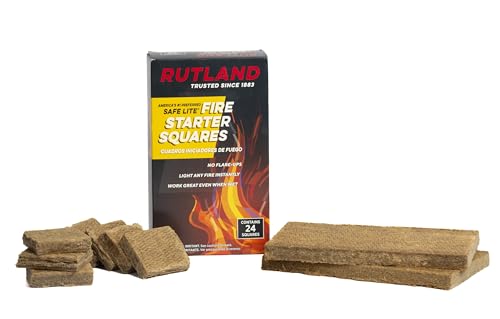 Fire Starter Squares - Heavy Charcoal Starters, 24 Count